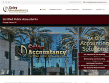 Tablet Screenshot of coleyaccountancy.com